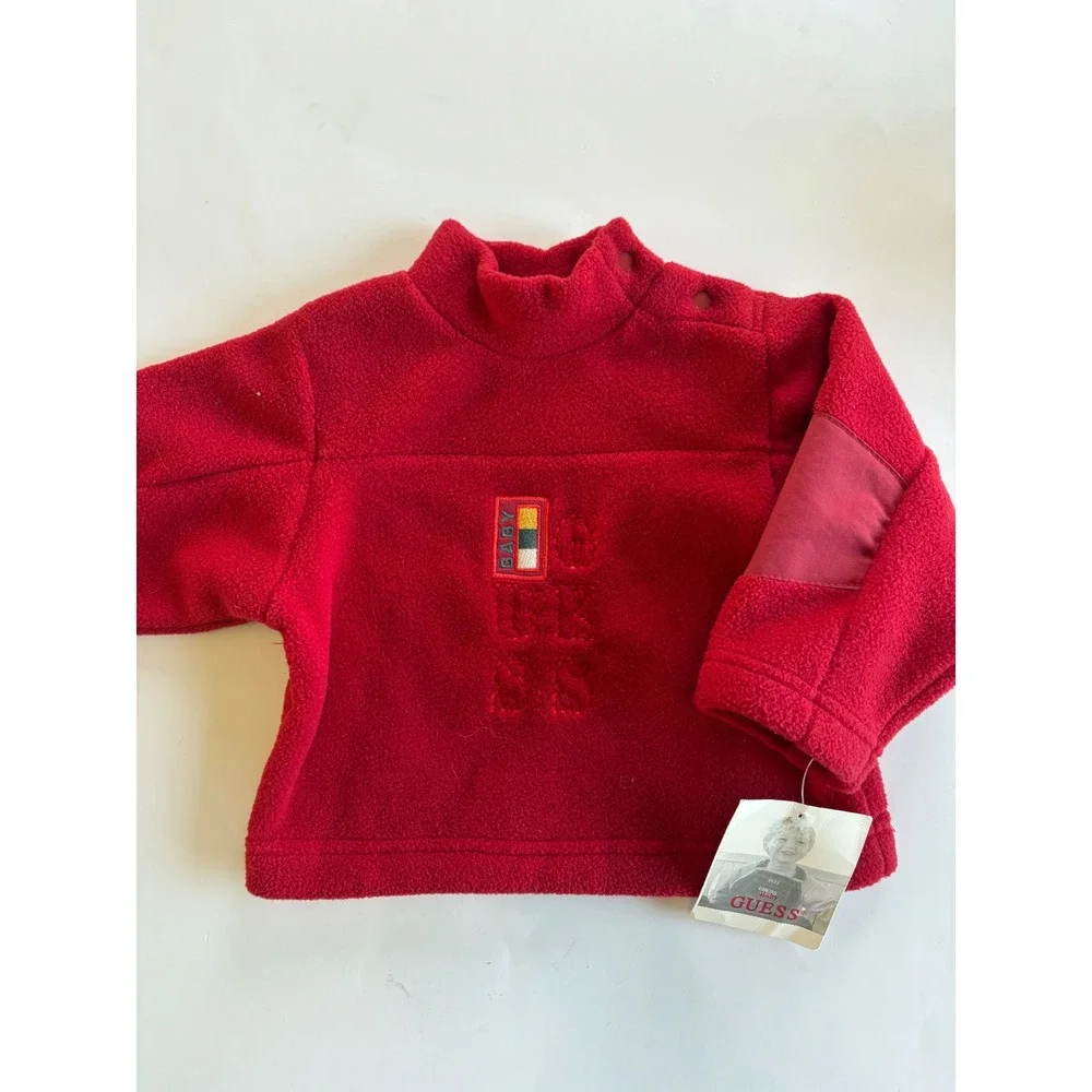 Baby Girl Clothes Lot 6-9M Guess NWT Carter's Levis 517 Fleece Romper Jeans 5pc